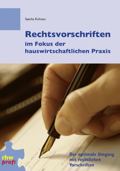 Buchcover Rechtsvorschriften im Fokus der hauswirtschaftlichen Praxis